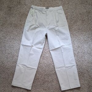 Dockers Women's High Wide Double Front Pleated Original Khakis (Discontinued)